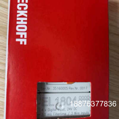倍福模块 EL1804 原装正品 包装齐全 链接实物拍摄 现议价