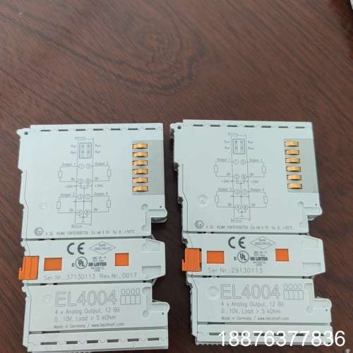德国BECKHOFF倍福模拟量输入PLC模块 EL4004几议价