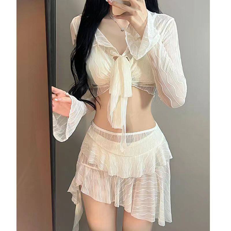 【正款】纯欲风泳衣女比基尼新款bikini超性感时尚显瘦遮肚夏度假