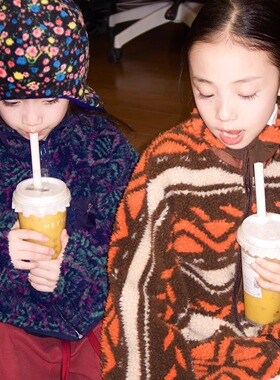 yummyrocky【经典5色】永久抗菌羊羔毛提花超软糯保暖外套