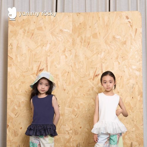 yummyrocky手工定做花边高密针织细螺纹A类纯棉花边背心