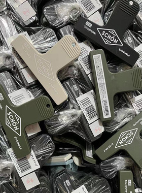 YAMADA日本进口手帐夹子复古塑料票夹A4办公文件夹试卷固定长尾夹