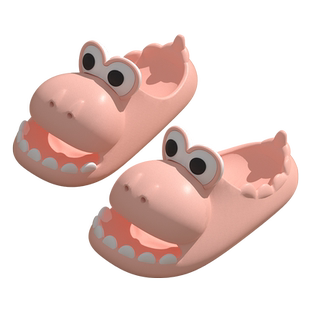 少女心凉拖鞋女卡通夏季室内居家可爱恐龙网红学生外穿厚底踩屎感