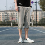 春夏季休闲七分裤薄款宽松短裤男B345-K162-P40，男装牛仔裤，电商B345