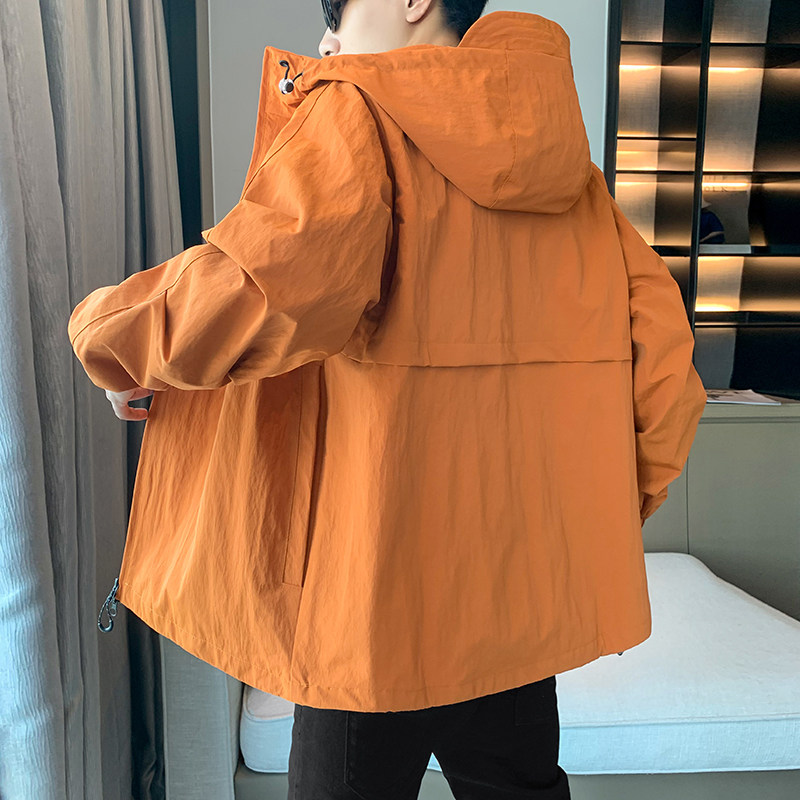 店主风夹克男秋季防水冲锋衣薄款连帽外套B358-JK05-P110,男装夹克,电商B345