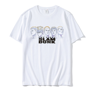 灌篮高手动漫周边T恤湘北队樱木花道流川枫三井寿同款纯棉短袖男