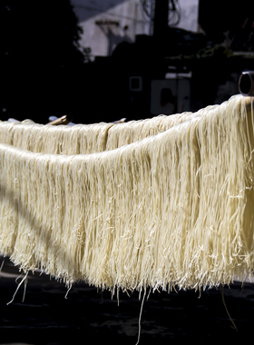 浙江特产衢州粉干传统手工日晒粗米粉江山赵家土榨粗大米线5斤装