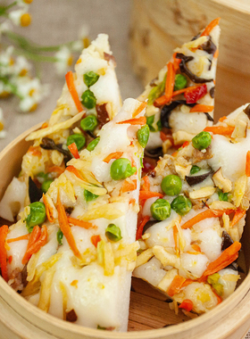 浙江衢州特产汽糕气糕小米发糕江山醅粿特色小吃早餐半成品糕点心