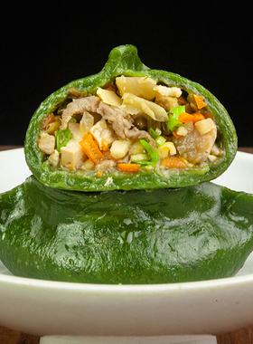 浙江特产衢州艾草青团咸味手工清明果米粿子艾饺江山美食农家小吃