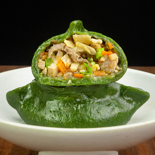 浙江特产江山手工清明果衢州艾草青团咸味米粿子艾饺美食农家小吃