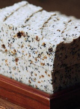 江山土特产正宗传统糕点点心零食农家手工芝麻红糖糯米白米糕500g