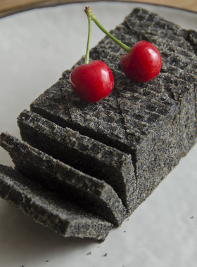 江山土特产正宗传统糯米糕点农家手工现做黑芝麻米糕非云片糕500g