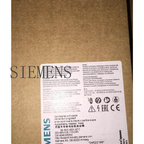 全新原装正品 3RW4074-6BB44软启动器160KW 3RW4O74-6BB44