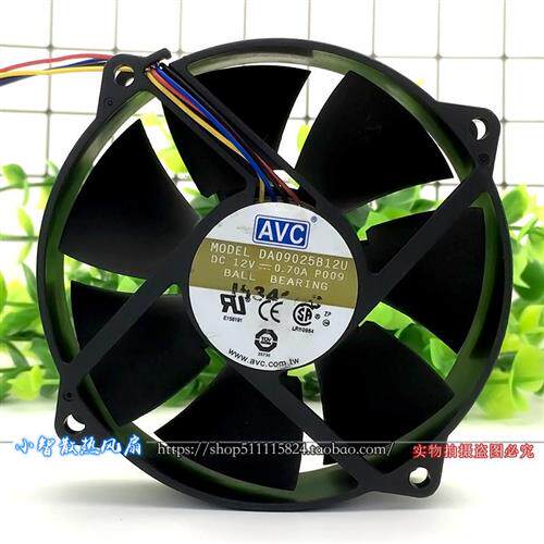 9CM 9525 CPU机箱散热风扇0.70A大风量4针PWM温控DA09025B12U