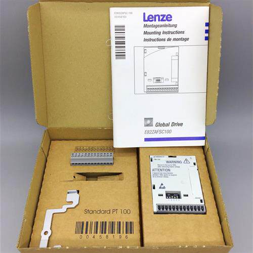 全新原装Lenze伦茨8200系列变频器模块IO模块E82ZAFSC010 000 100