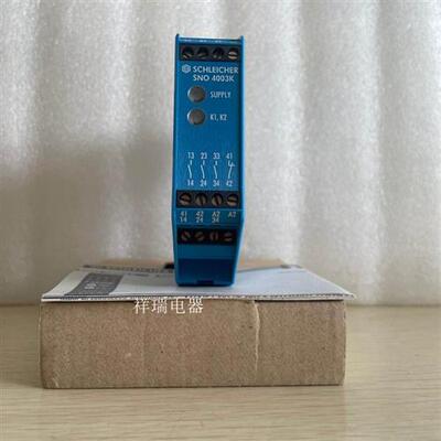 原装SCHLEICHER安全继电器 SNO 4003K SN0 4003K询价