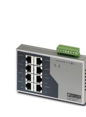 现货 菲尼克斯以太网8口工业交换机FL SWITCH SF 8TX-2832771原装