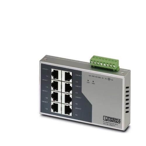 现货 菲尼克斯以太网8口工业交换机FL SWITCH SF 8TX-2832771原装