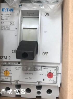 进口 全新正品MOELLER 塑壳断路器NZMN2-A200 NZM2-200A