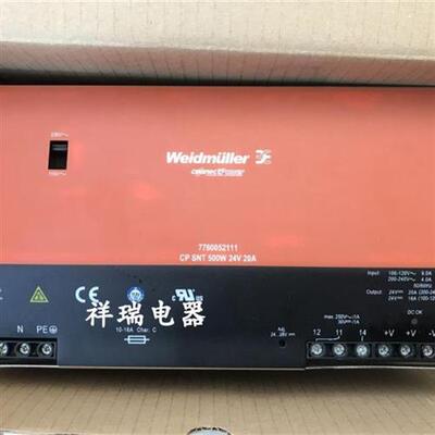 CP SNT 500W 24V 20A 7760052111原装正品三相电源