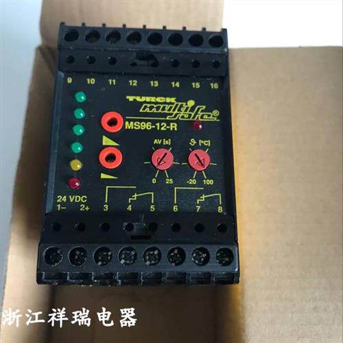 原装TURCK/安全继电器 MS96-12-R 24VDC议价