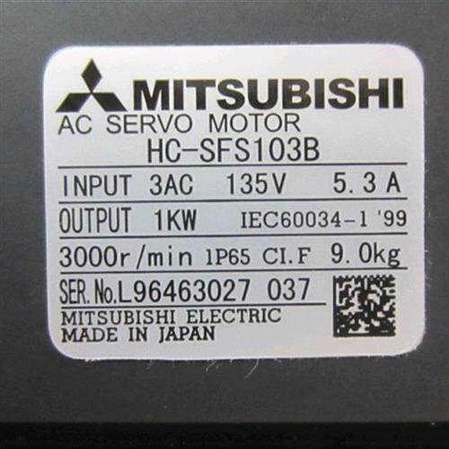 低价销售电机HC-SFS103B