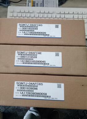 原装全新伺服马达 SGMJV-04A3E6S 质保1年 当天发货