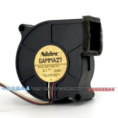 原装Nidec 风扇 6CM 6025  12V 0.09A 涡轮投影机 D06F-12SS7 01A