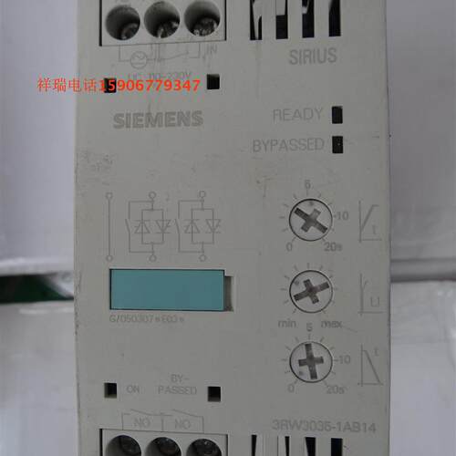 原装正品软启动 3RW3035-1AB14 3RW3035-1AB04