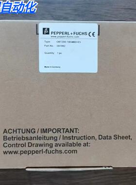 全新原装正品 P+F OBT200-18GM60-E5 传感器 087992 现货