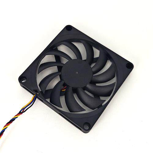 全新 8010 5V12V 超薄智能温控 8CM pwm 电脑机箱静音散热风扇