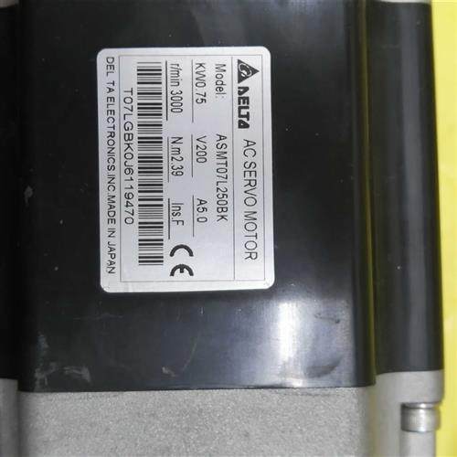 ASMT07L250BK台达伺服电机成色漂亮保修3个月 议价