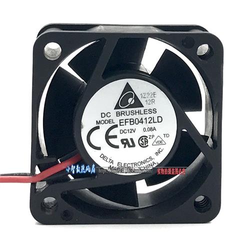 原装4020 12V 0.08A 4CM EFB0412LD 超静音 1U交换机散热风扇