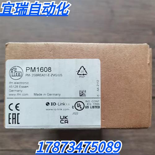 全新原装正品 IFM PM1608 压力传感器 实物拍摄 现货销售