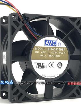 9CM 风扇 电源 散热 风扇4线DBTA0938B8F 9238 48V 1.33A暴力
