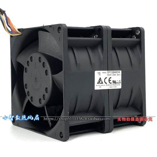 DELTA8CM风扇8076 48V 2A 双电机 超大风量暴力风扇GFC0848DW