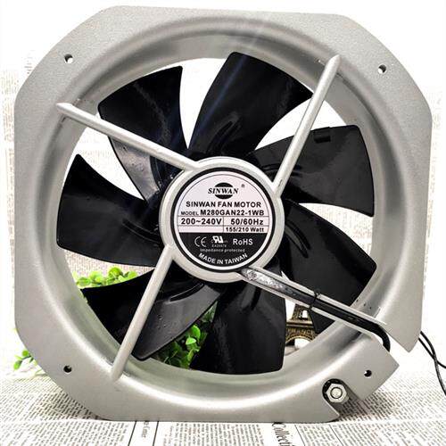 台湾M280GAN22-1/2WB 28089 230V 全铁叶耐高温风机风扇28080