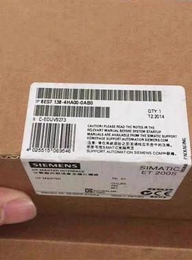 全新正品未开封6ES7 138-4HA00-0AB0 6ES7138-4HA00-0AB0现货销售