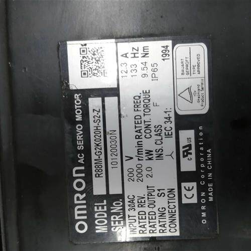 R88M-G2K020H-S2Z 伺服马达 成色漂亮 保修3个月 议价
