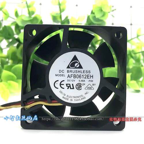 6025 AFB0612EH 6cm厘米 12V 0.48A 电源散热风扇60*60*25MM