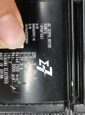 SGM7G-09AFC61伺服电机成色如图保修三个月 议价