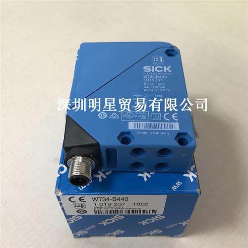 德国SICK施克WT34-B440 1019237光电传感器原装正品假一罚十