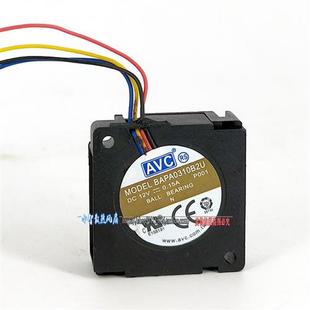 全新 BAPA0310B2U 12V 0.15A 3010 3CM 4线滚珠涡轮鼓风小风扇
