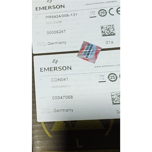 议价艾默生epro PR6424/006-131 CON021 epro PR6423/002-031 CON