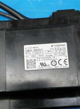 SGMJV-08A3E6S 安川伺服电机 成色漂亮 保修3个月 议价