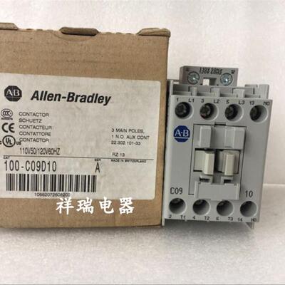 罗克韦尔Allen-Bradley交流接触器 100-C09*10 A 100-C09D10