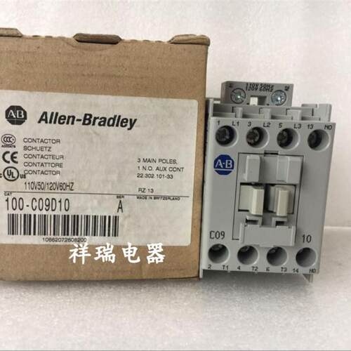 罗克韦尔Allen-Bradley交流接触器 100-C09*10 A 100-C09D10