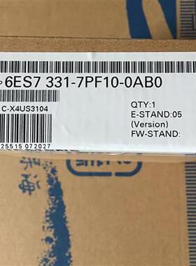 全新正品未开封6ES7 331-7PF10-0AB0 6ES7331-7PF10-0AB0现货销售