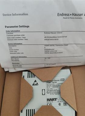 iTEMP TMT82 E+H温度变送器TMT-4325/190 TMT82-BAA3CB1A1AAA1