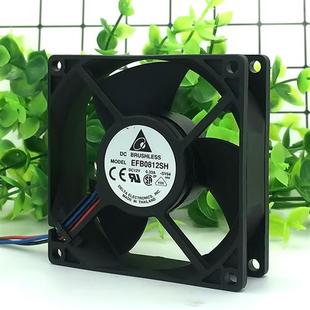 12V 0.33A 散热 风扇 EFB0812SH 电源 8025 机箱 8CM 大风量